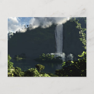 Cartão Postal Cartaz de MajEstatísticas Falls