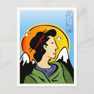 Cartão Postal Cartaz de Miss Nihon