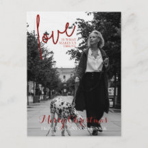 Cartaz de Natal Elegante com Script de Largura Ver