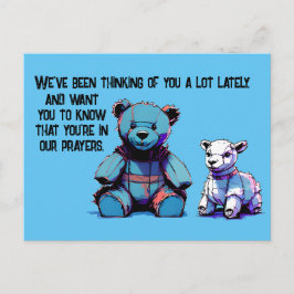 Cartão Postal Cartaz de oração