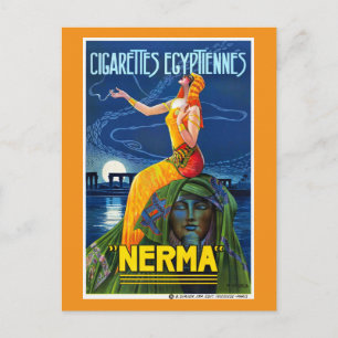 Cartão Postal Cartaz de Publicidade Vintage Nerma França Restaur