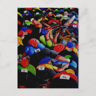 Cartão Postal Cartaz de queda de ciclo por Lyn Hurring