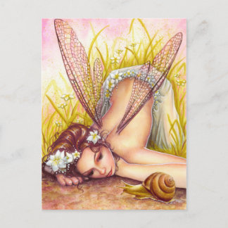 Cartão Postal Cartaz de Raça do Caracol