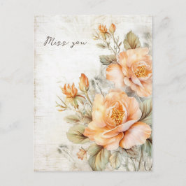 Cartão Postal Cartaz de senhorita