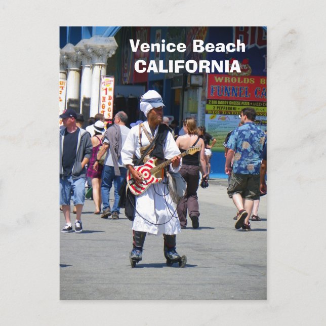 Cartão Postal Cartaz de Venice Beach maravilhoso! (Frente)