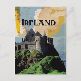Cartão Postal Cartaz de Viagem Antigo da Irlanda