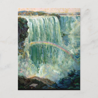Cartão Postal Cartaz de Viagem Antigo para Cataratas do Niágara