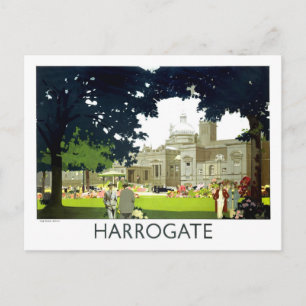 Cartão Postal Cartaz de Viagem Antigo para Harrogate