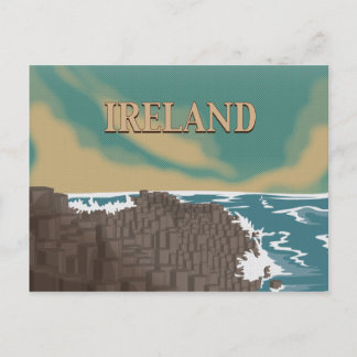 Cartão Postal Cartaz de Viagem da Calçada dos Gigantes da Irland