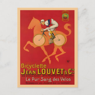 Cartão Postal Cartaz de Viagem de Bicicleta