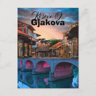 Cartão Postal Cartaz de Viagem de Gjakova - Kosovo Antigo, Rua H