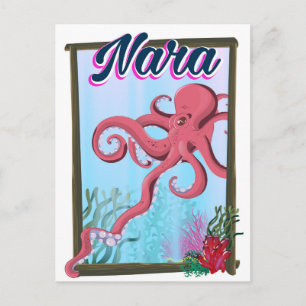Cartão Postal Cartaz de viagem de lula do Japão Nara