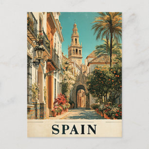 Cartão Postal Cartaz de Viagem Espanha