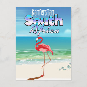 Cartão Postal Cartaz de viagem Kamfers Dam África do Sul