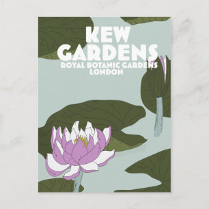 Cartão Postal Cartaz de viagem Kew Gardens Londres