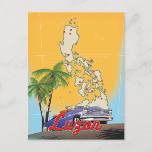 Cartão Postal Cartaz de viagem Luzon Filipinas