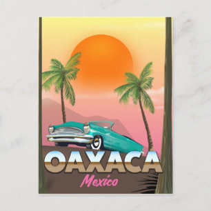 Cartão Postal cartaz de viagem Oaxaca México