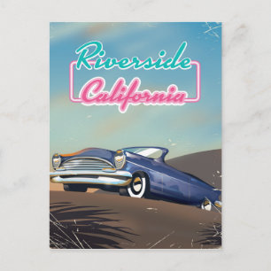 Cartão Postal Cartaz de viagem Riverside Califórnia