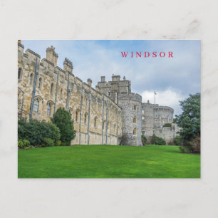 Cartão Postal Cartaz de vista do Castelo de Windsor