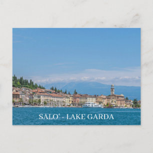 Cartão Postal Cartaz de vista do Lago Garda Salo
