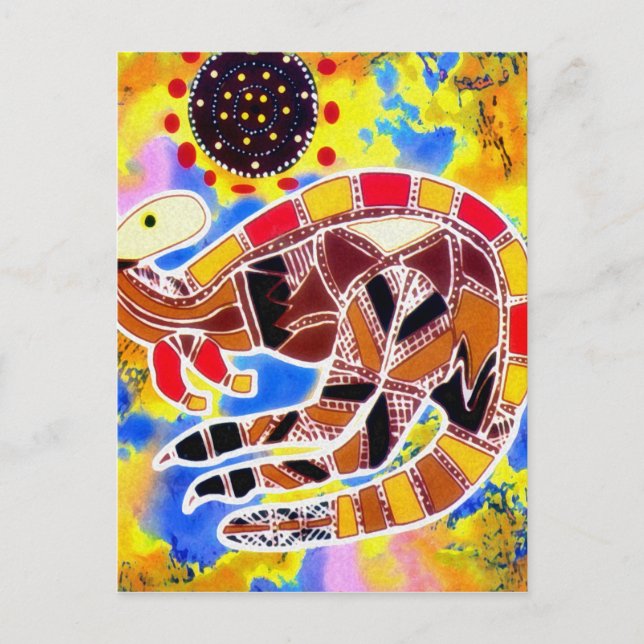 Cartão Postal Cartaz de volta do canguru (Frente)