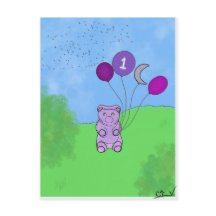 Cartaz do 1º Ursinho de Borracha