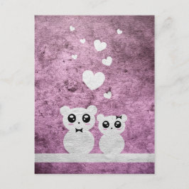 Cartão Postal Cartaz do Amor