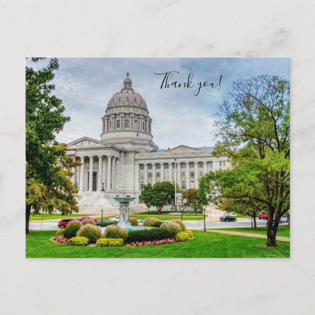 Cartão Postal Cartaz do Capitólio de Missouri (Frente)