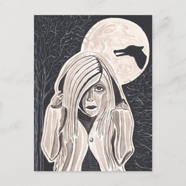 Cartão Postal Cartaz do Chapeuzinho Vermelho (Frente)