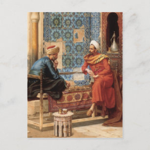 Cartão Postal Cartaz do Chess Game