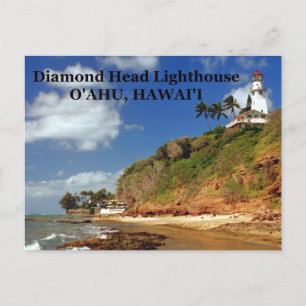 Cartão Postal Cartaz do Diamond Head, O'ahu, Cartão-postal Hawai