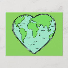 Cartão Postal Cartaz do Earth Love