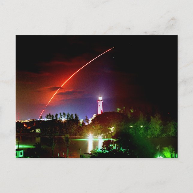 Cartão Postal Cartaz do Endeavador de Encaminhamento de Espaço (Frente)