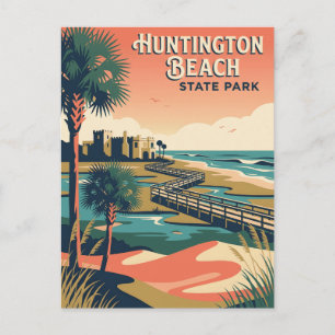 Cartão Postal Cartaz do Huntington Beach State Park Carolina do