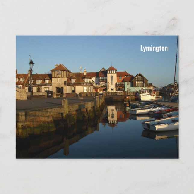Cartão Postal Cartaz do Lymington (Frente)