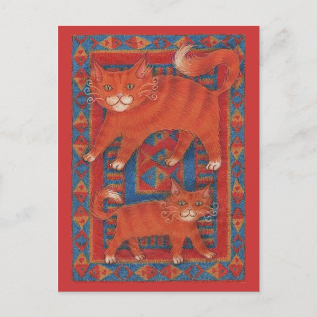 Cartão Postal Cartaz do Mat Cats (Frente)