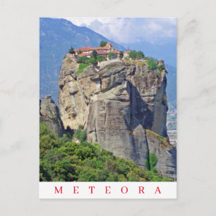 Cartão Postal Cartaz do mosteiro de Meteora