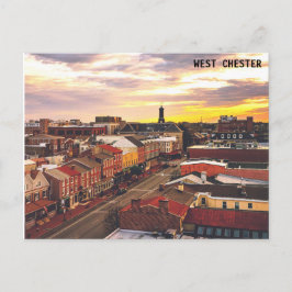 Cartão Postal Cartaz do nascer do sol de West Chester