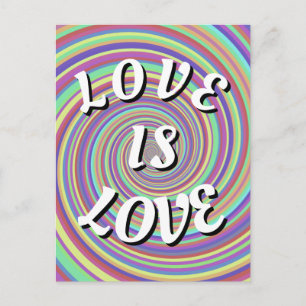 Cartão Postal Cartaz do Orgulho do Amor