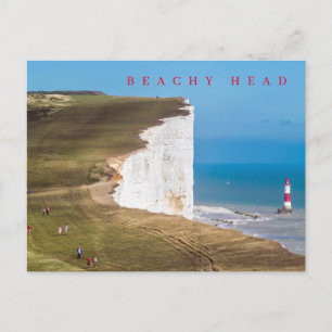 Cartão Postal Cartaz do ponto de vista da Beachy Head