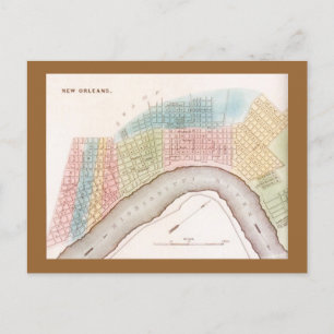 Cartão Postal Cartaz do Rep Antique Nova Orleans Louisiana