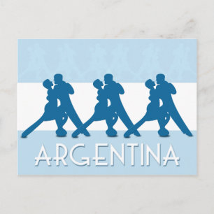 Cartão Postal Cartaz do Tango da Argentina