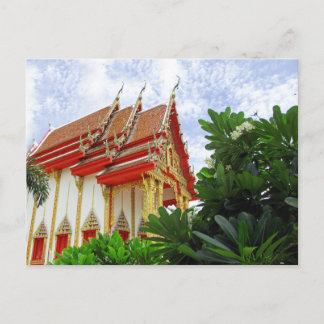 Cartão Postal Cartaz do templo budista