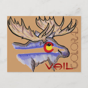 Cartão Postal Cartaz do Vail Colorado elk