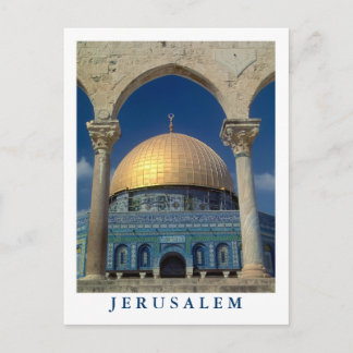 Cartão Postal Cartaz "Domo da Pedra, Jerusalém"