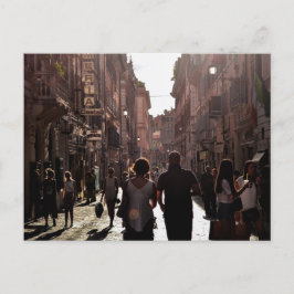 Cartão Postal Cartaz dos edifícios Nápoles