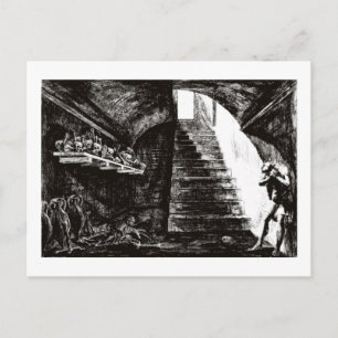 Cartão Postal Cartaz Dungeon do Desespero