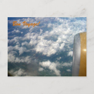 Cartão Postal Cartaz fotográfico "Bon Voyage"