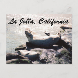 Cartão Postal Cartaz fotográfico em La Jolla California
