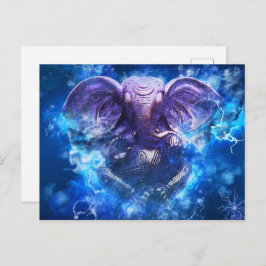 Cartão Postal Cartaz Ganesha Para Diwali